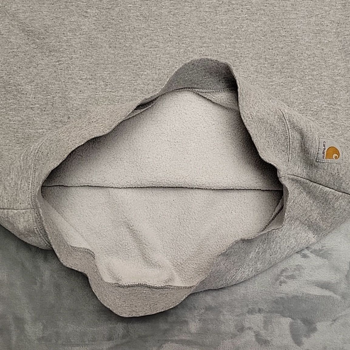 Carhartt VINTAGE Carhartt Sweatshirt Men L Gray Fleece Heavyweight Workwear Crewneck K124 HGY Size US L / EU 52-54 / 3 - 7 Thumbnail