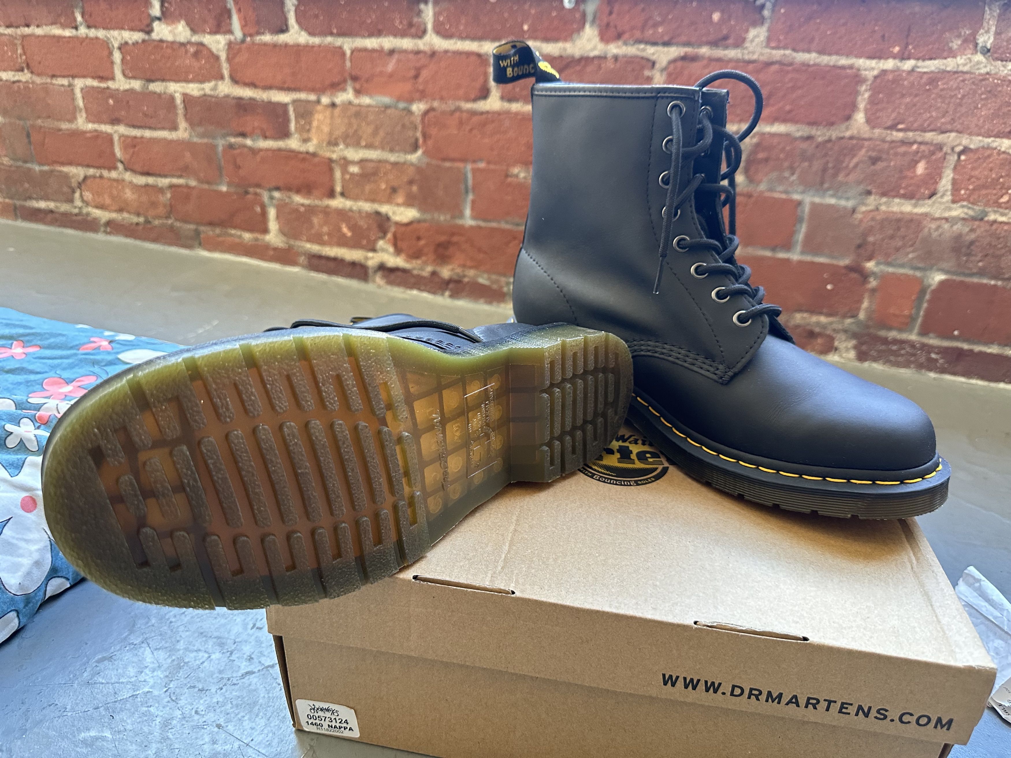Dr. Martens Dr. Martens 1460 Nappa Boots Size US 11.5 / EU 44-45 - 2 Thumbnail