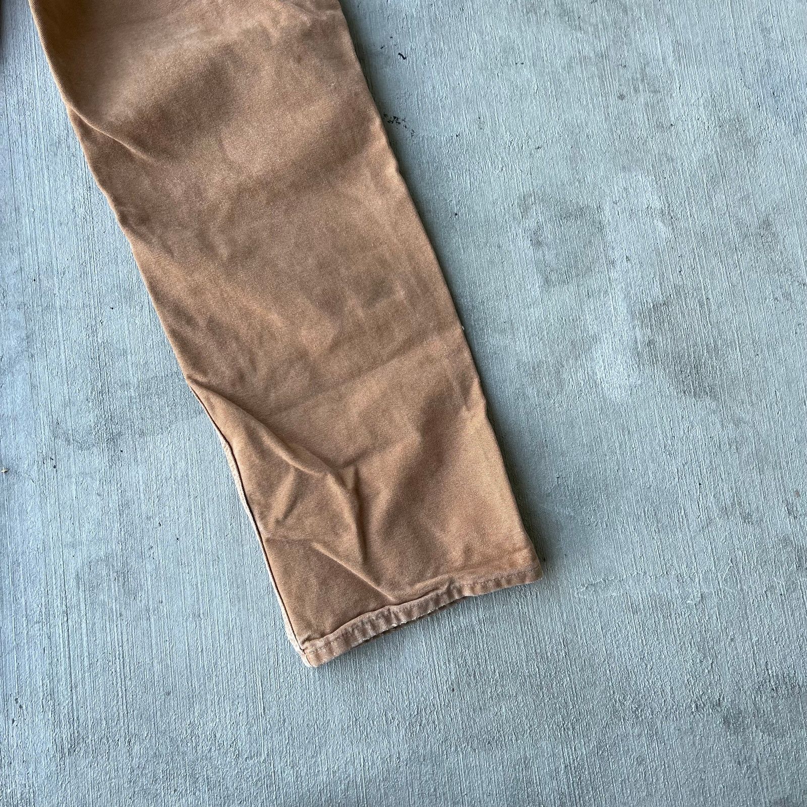 Carhartt brown double knee work wear carpenter pants