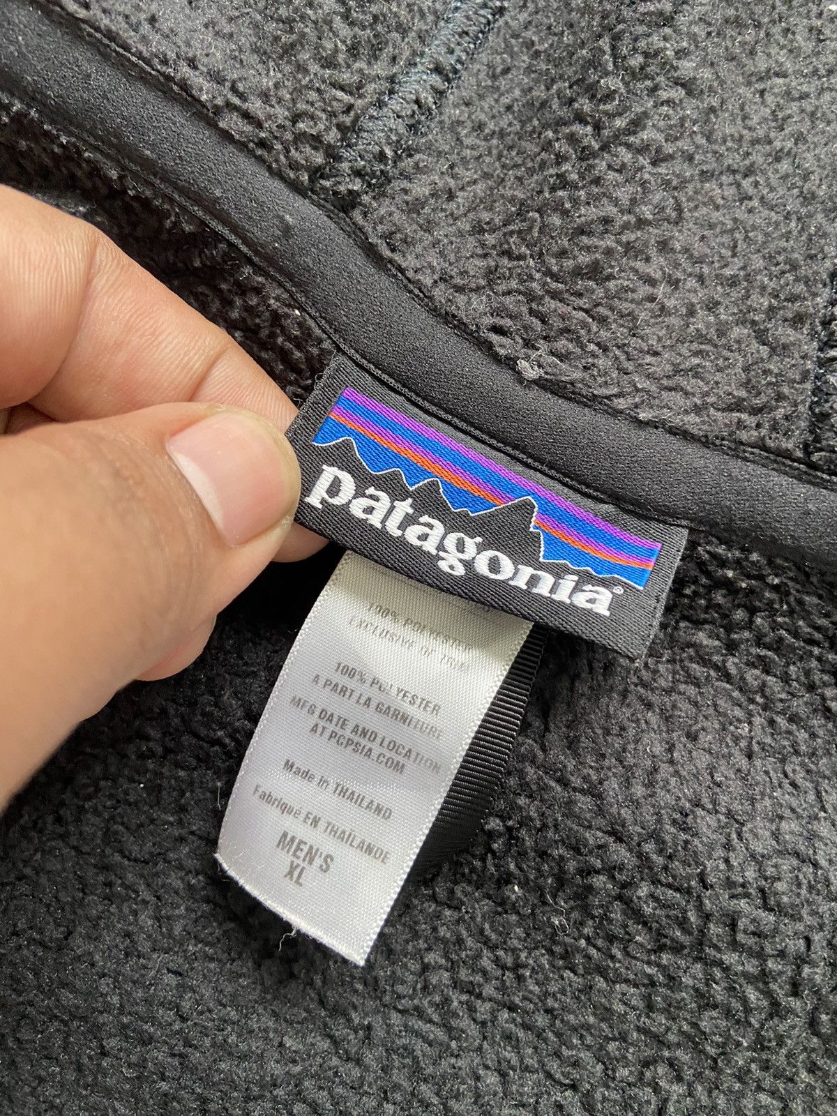 Patagonia Vintage 1990’s Patagonia Rythm Full Black Hoodie Jacket Size US XL / EU 56 / 4 - 8 Thumbnail