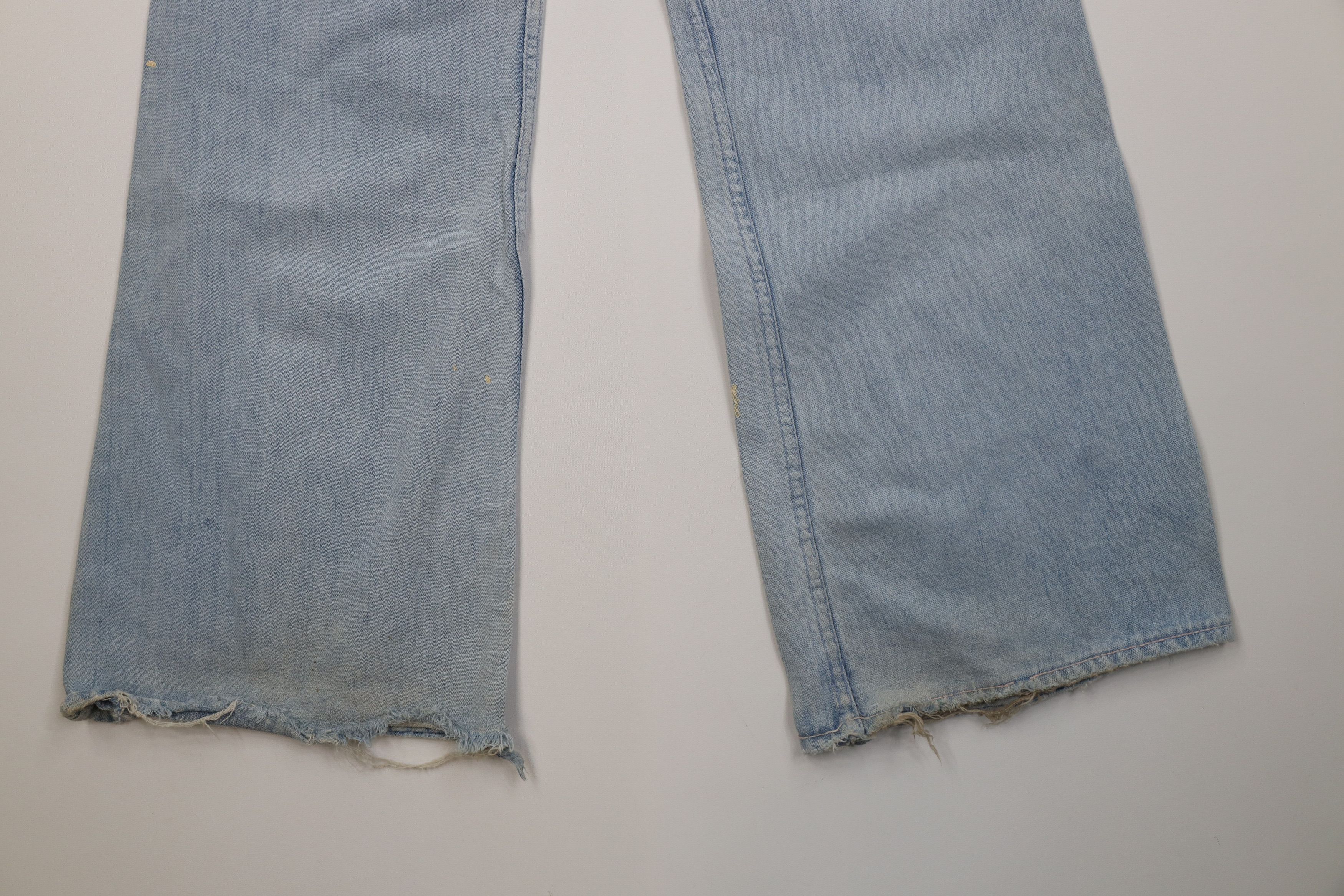 Hang Ten Vintage 70s Hang Ten Surfing Bell Bottoms Denim Jeans Blue Size US 32 / EU 48 - 15 Thumbnail