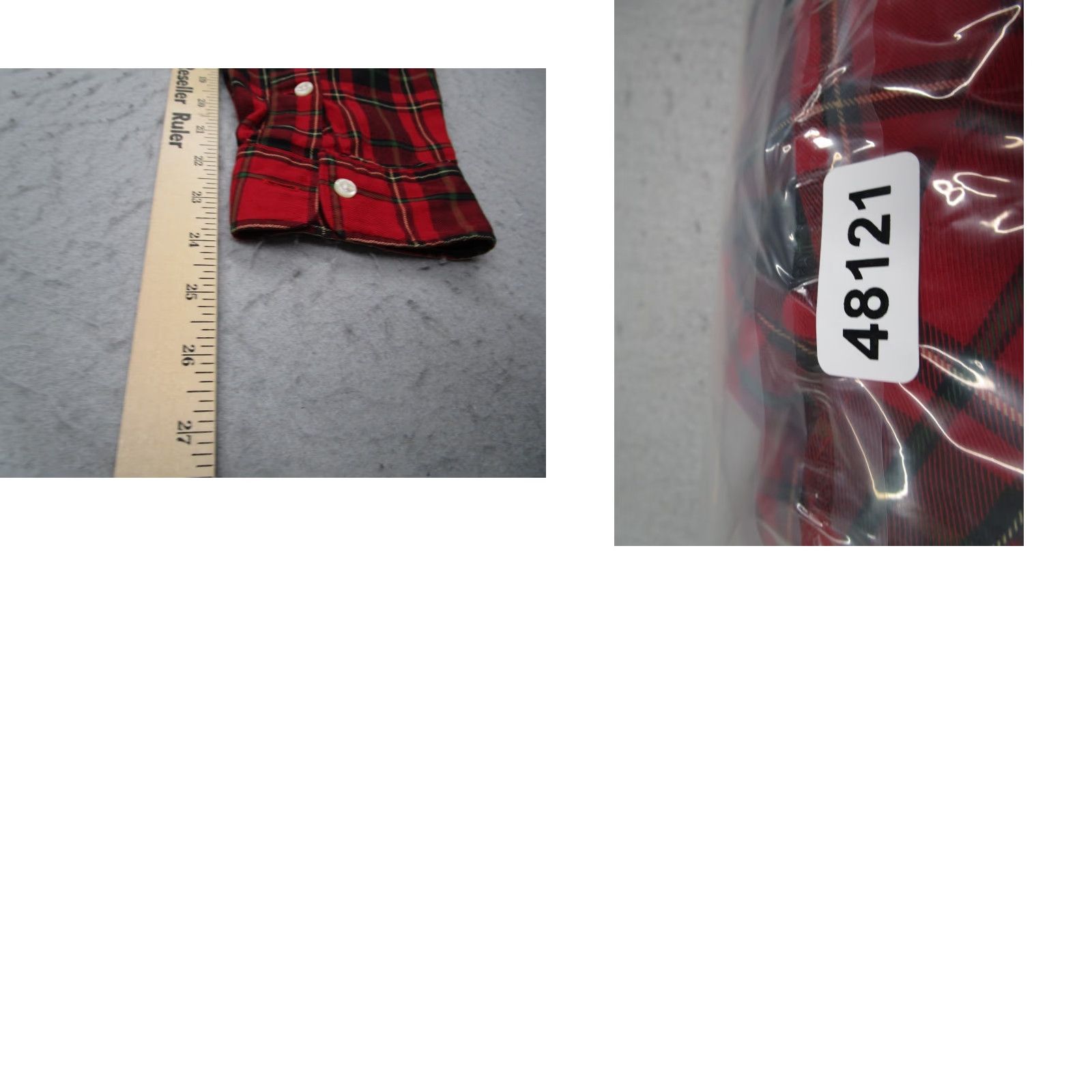 Ralph Lauren VINTAGE Ralph Lauren McMeel Shirt Mens Large Red Plaid Button-Up Twill 90s Preppy Size US L / EU 52-54 / 3 - 8 Thumbnail