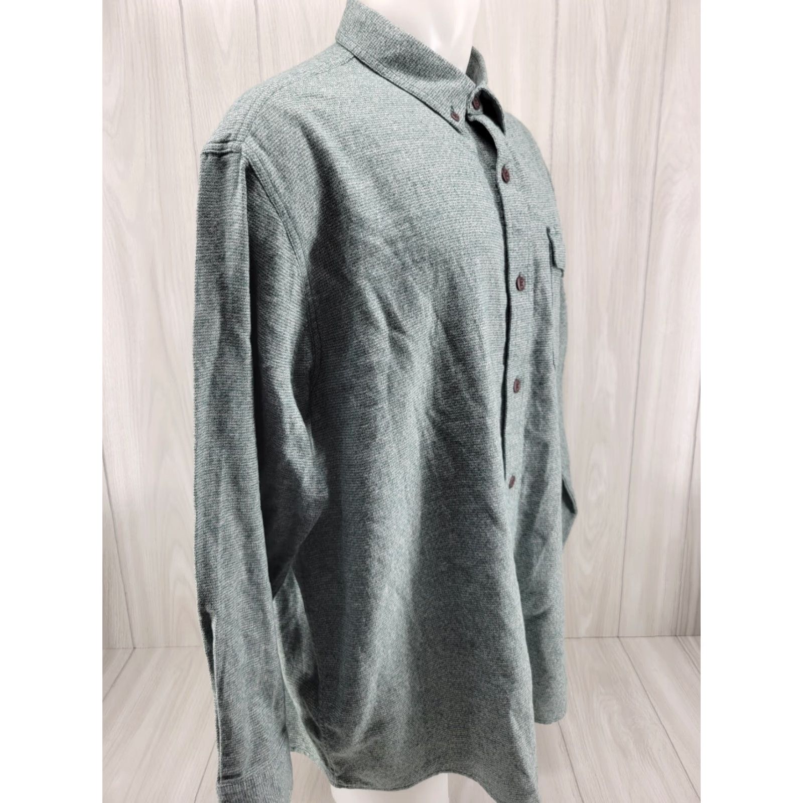 Vintage Duluth Mens XL Button-Up Long Sleeve Flannel Shirt Relaxed Fit Green Cotton Warm Work Outdoor Western Vintage: No Size US XL / EU 56 / 4 - 4 Thumbnail