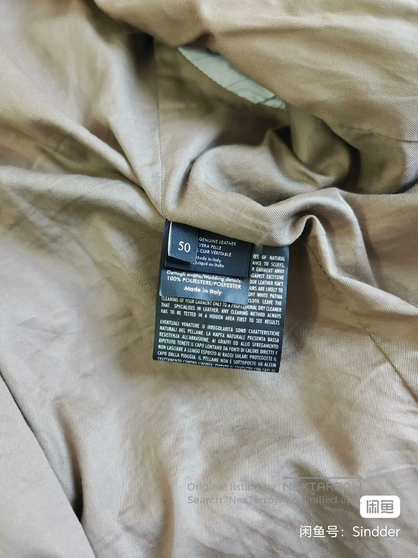 Gucci Gucci Men's Leather Jacket. Size US M / EU 48-50 / 2 - 5 Thumbnail