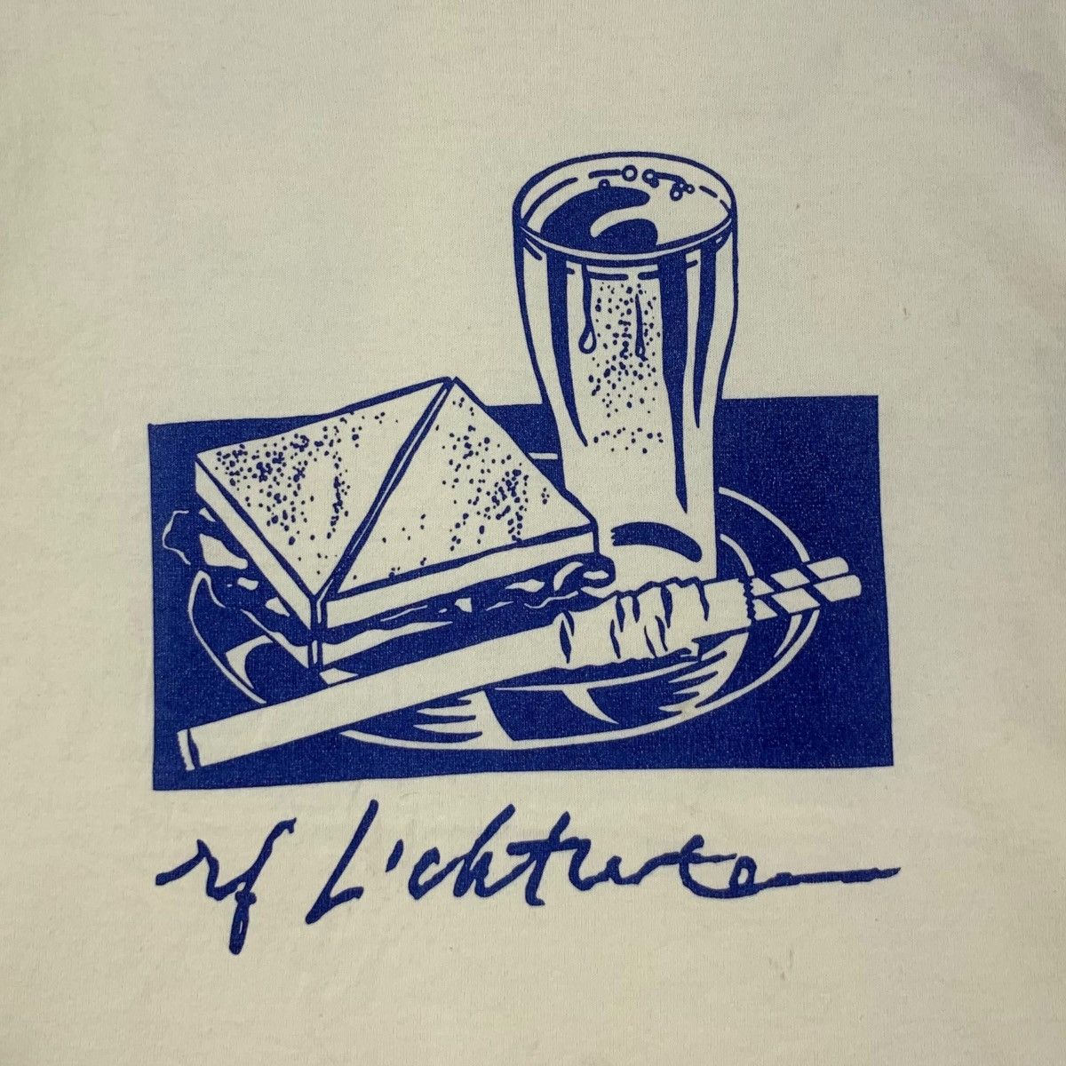 Vintage Vintage ROY LICHTENSTEIN Sandwich And Soda Trash Tee Size US L / EU 52-54 / 3 - 3 Thumbnail