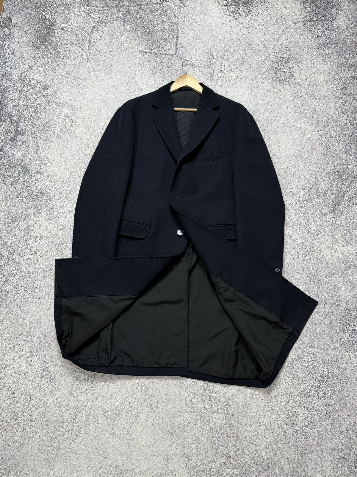Boggi Men’s Boggi Milano Easy Formal Quilted Coat Navy EU 54 Size US L / EU 52-54 / 3 - 11 Thumbnail