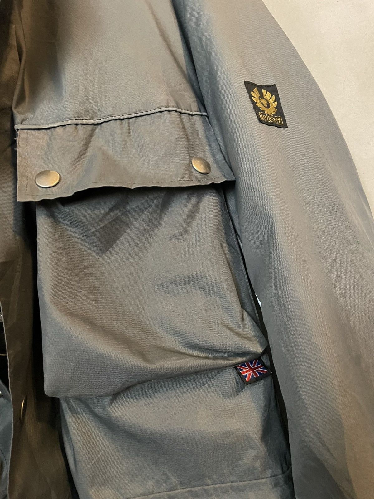 Vintage BELSTAFF Full Zip Band Neck Belted Pockets Lightweight XL Size US XL / EU 56 / 4 - 3 Thumbnail