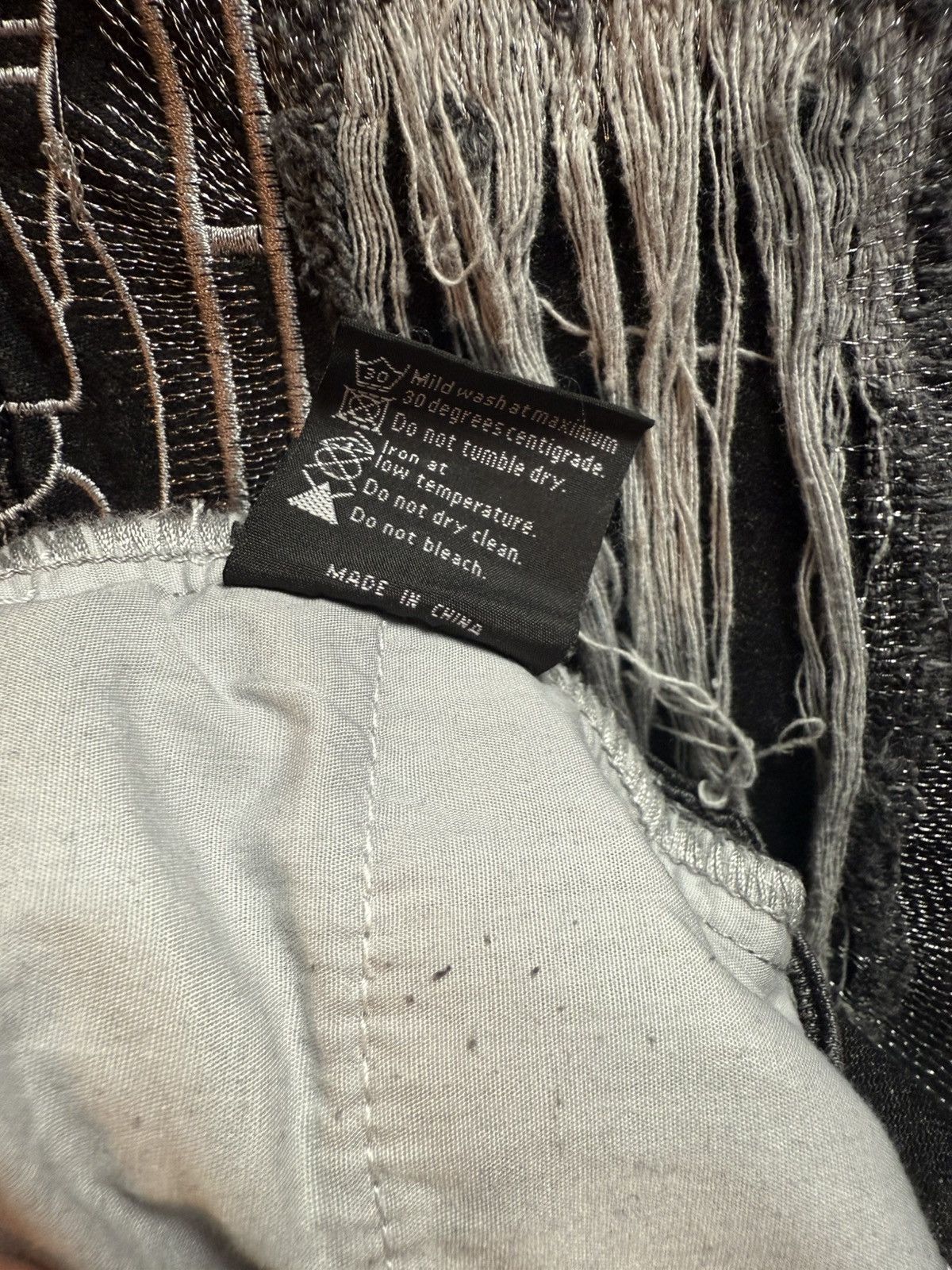 Who Decides War Who Decides War Darning Side Denim Jeans Size US 32 / EU 48 - 10 Thumbnail