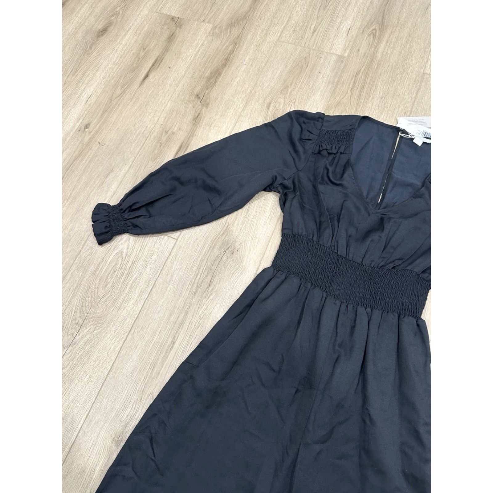 Outerknown NWT Outerknown City Lights Jumpsuit Silk Blend Black size Medium Size 32" / US 10 / IT 46 - 5 Thumbnail