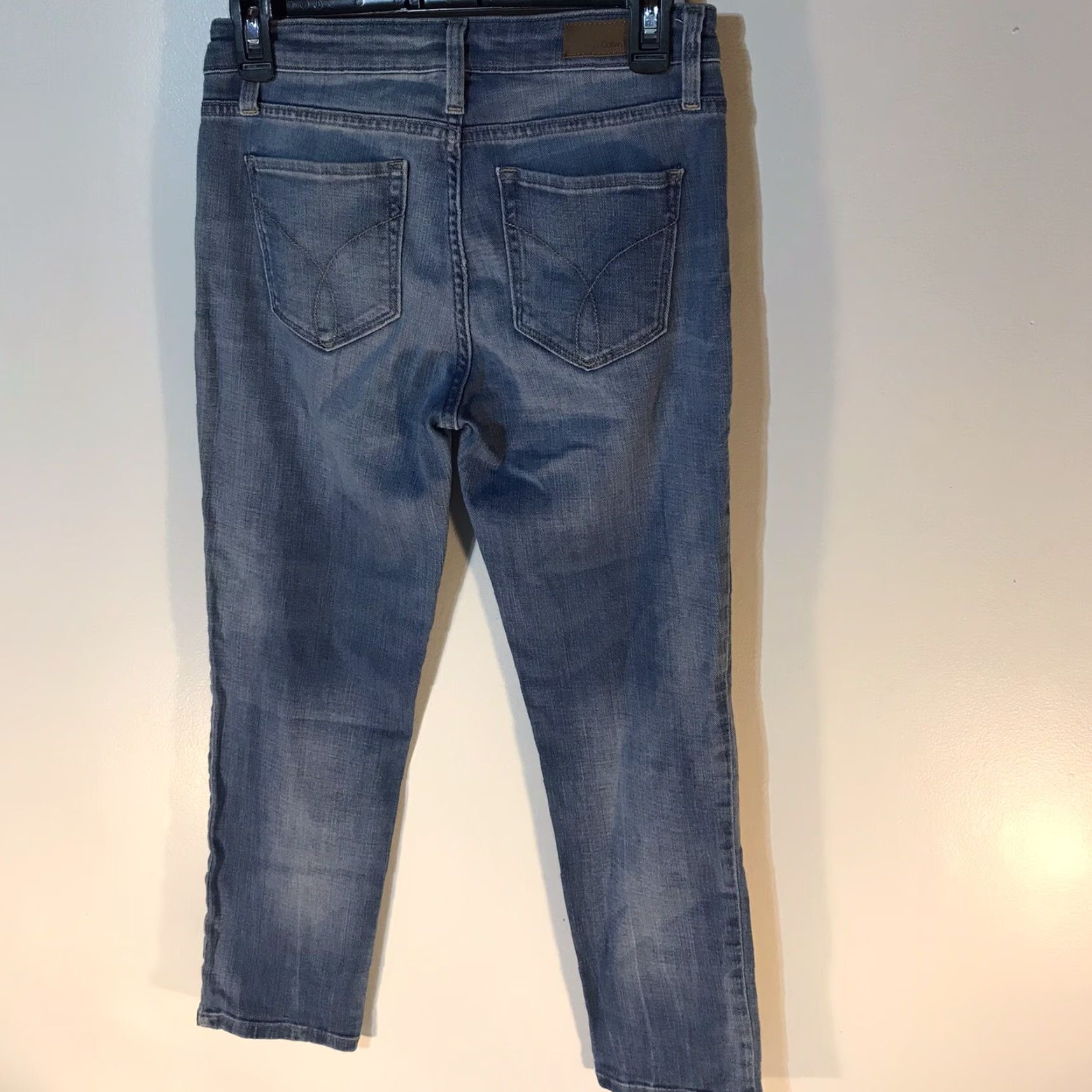Calvin Klein Calvin Klein Boyfriend Jeans Womens Size 26 Light Wash Blue Denim Size 26" / US 2 / IT 38 - 3 Thumbnail