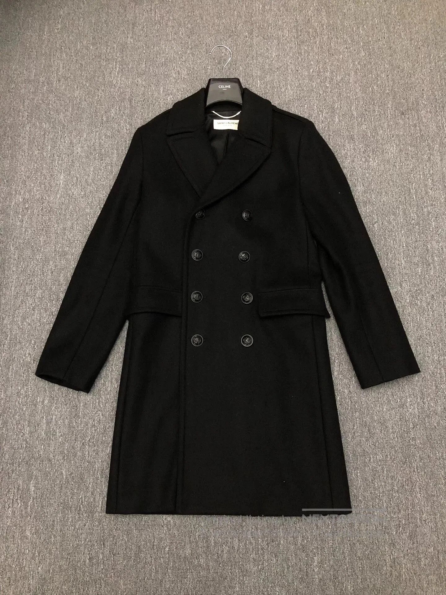 Saint Laurent Paris Saint Laurent 14FW Anchor Double-Breasted Coat. Size US S / EU 44-46 / 1 - 1 Thumbnail