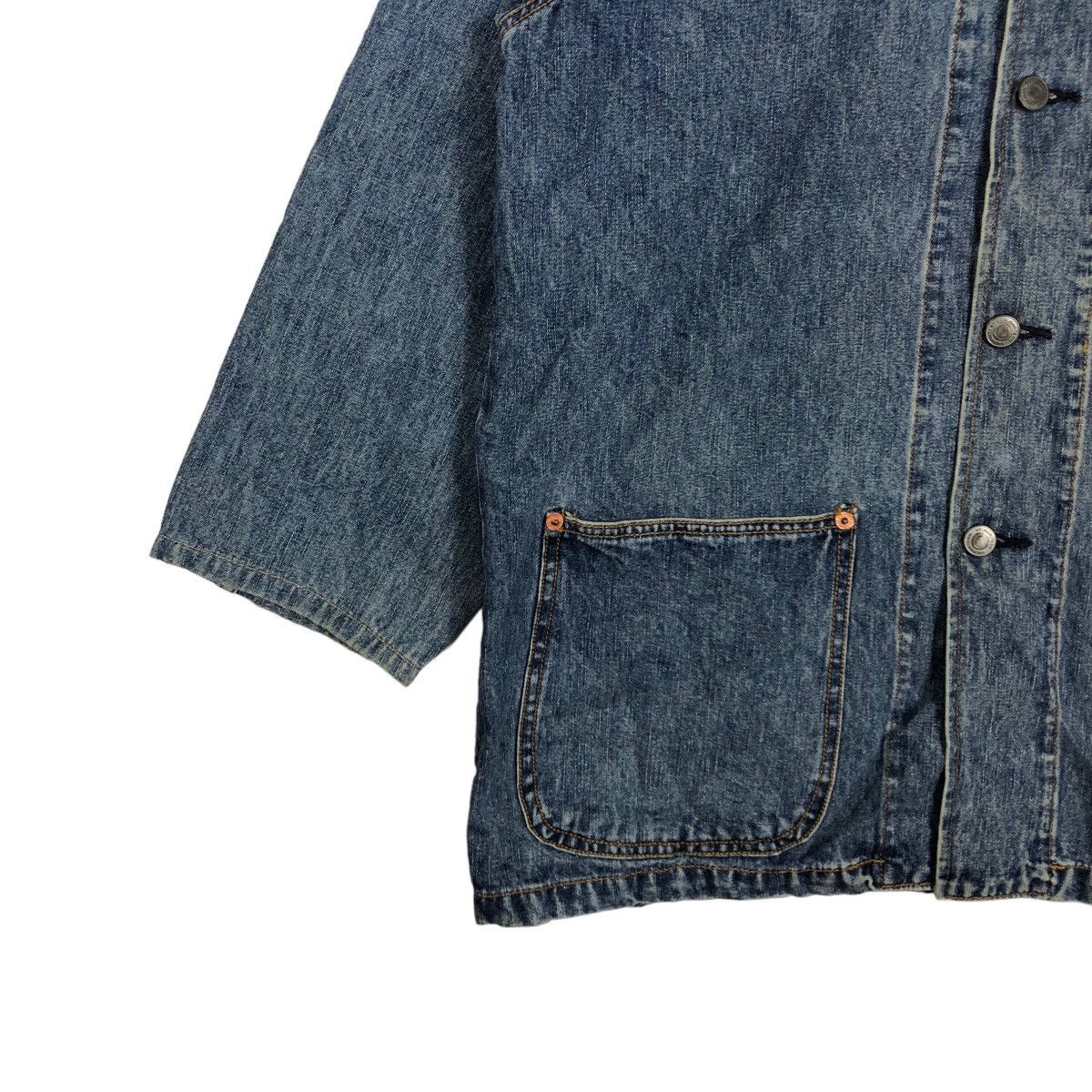 Buzz Rickson's 🔥80’s Denim Work Hikory Chore Jacket Valman Size US M / EU 48-50 / 2 - 4 Thumbnail