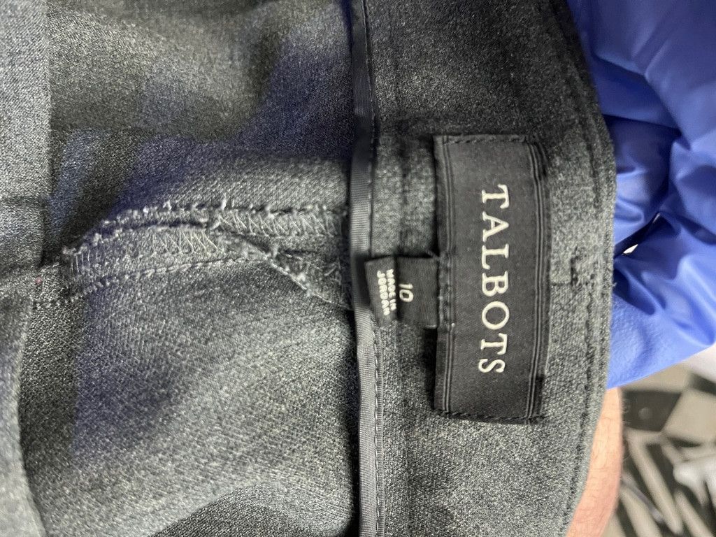 Talbots Women's Talbots Gray Dress Pants Size 10 Size 32" / US 10 / IT 46 - 7 Thumbnail
