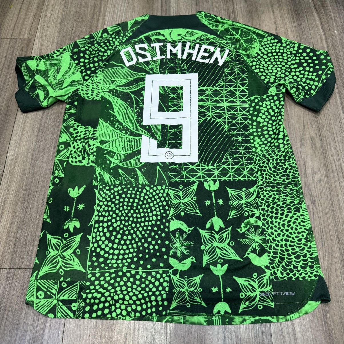 Nike Nigeria 22/23 player issue home shirt #9 Osimhen (Bnwt) Size US L / EU 52-54 / 3 - 2 Thumbnail