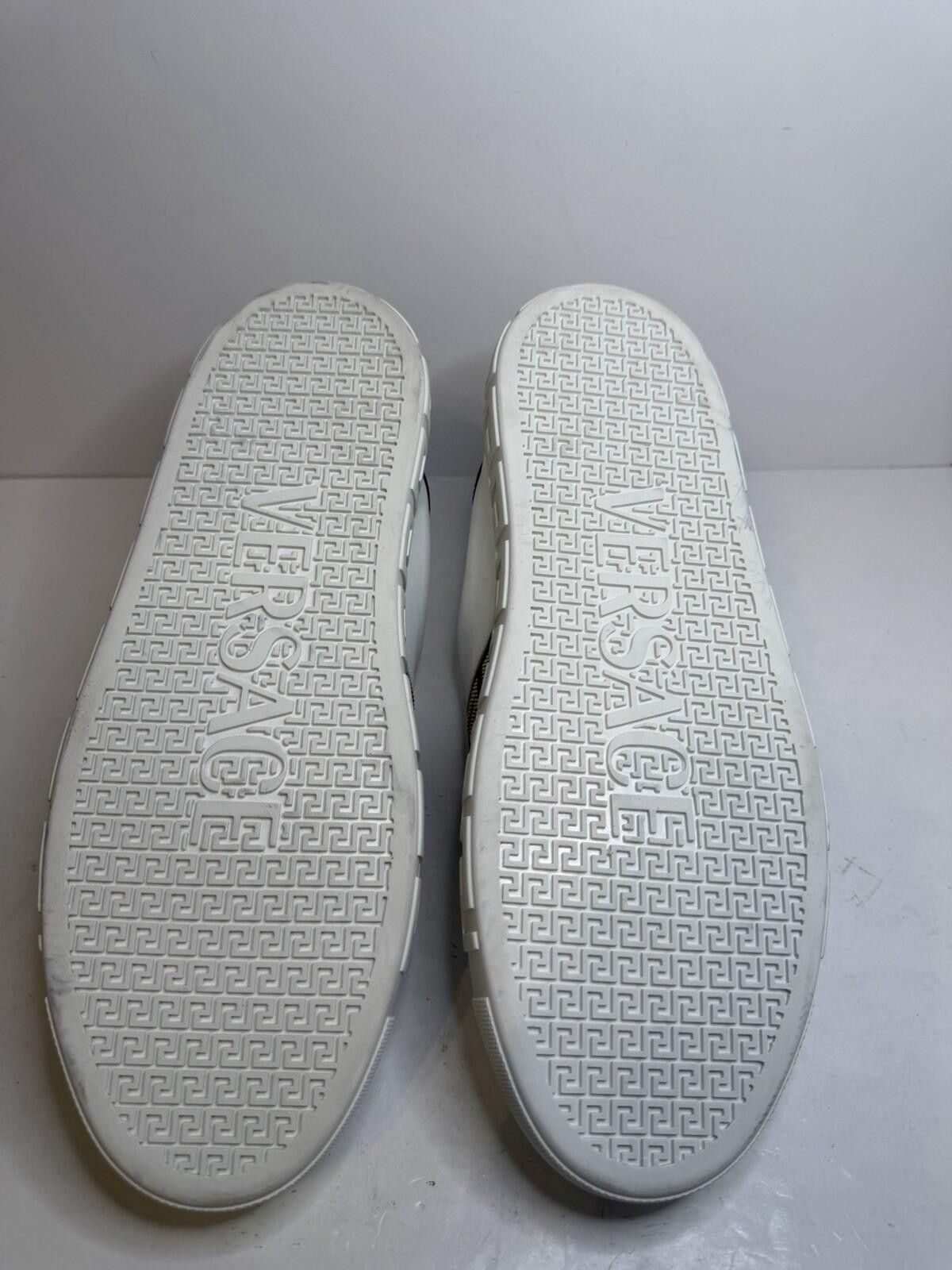 Versace Versace Greca Sneakers White Black Gold Leather EU 46 New Size US 13 / EU 46 - 7 Thumbnail
