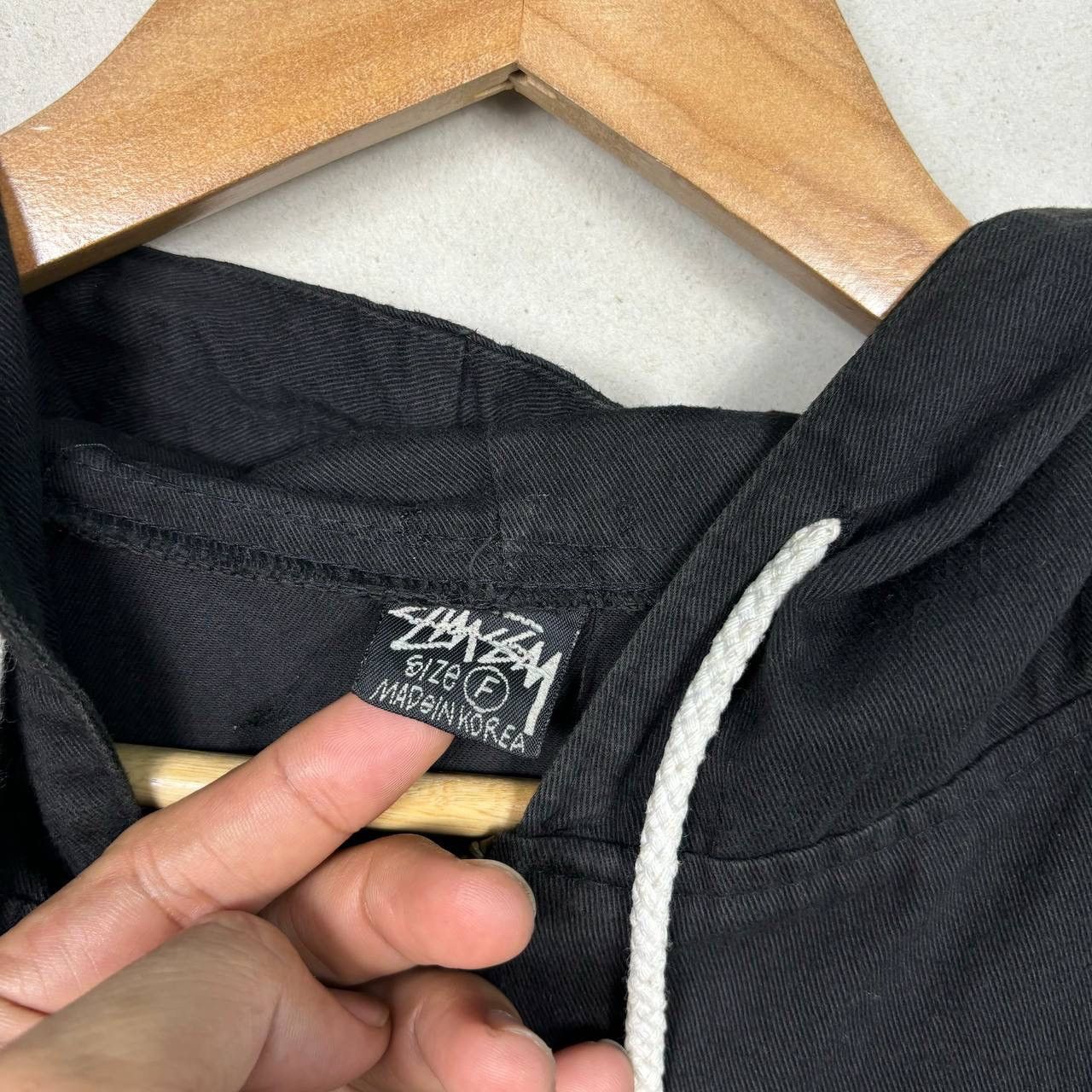 Stussy Vtg 90s Stussy Vibrations Tribe Irie Zip Hoodie Black L Size US L / EU 52-54 / 3 - 7 Thumbnail