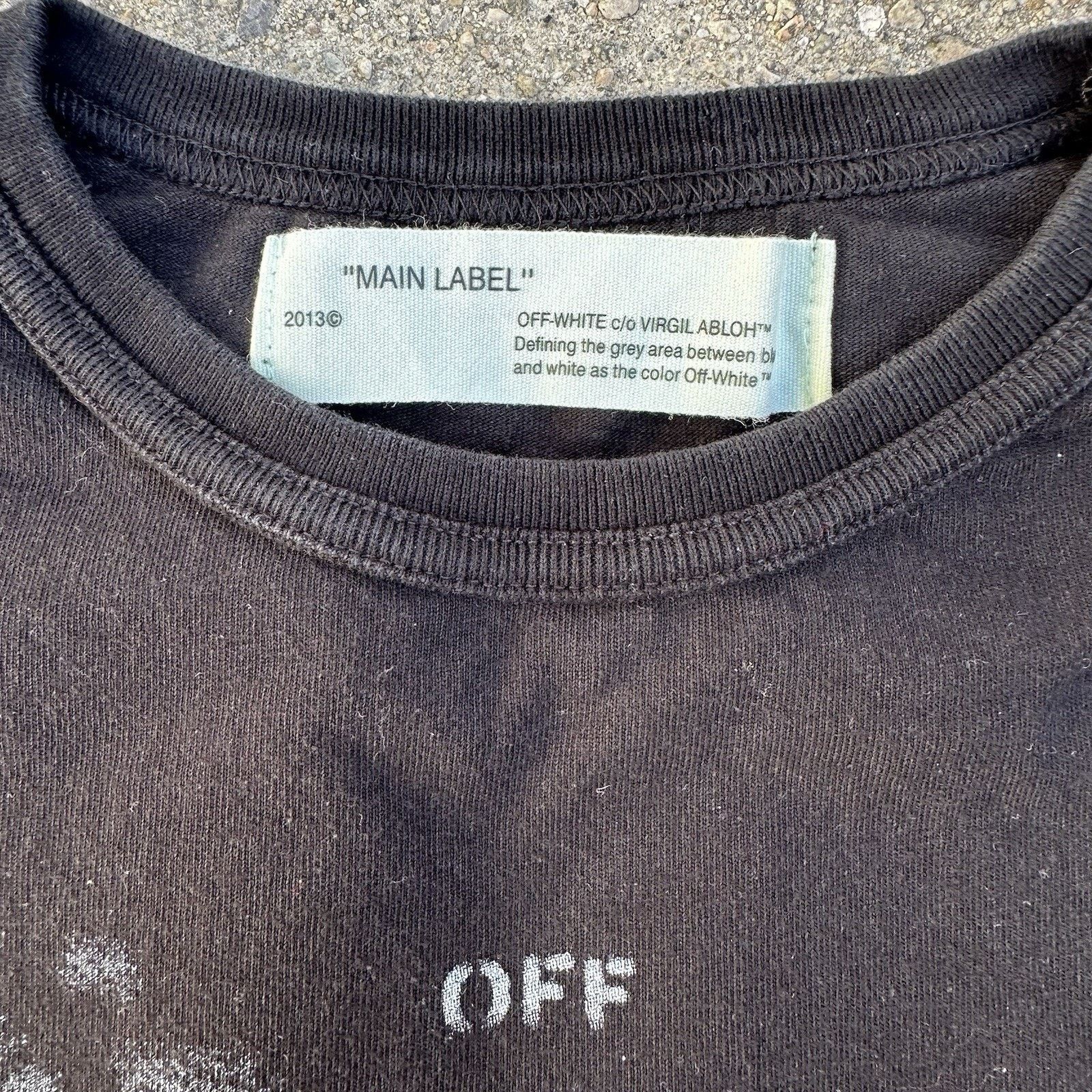 Hypebeast × Off-White × Virgil Abloh Off-White Paint Splatter Galaxy Brushed T-Shirt Virgil Abloh Size US XS / EU 42 / 0 - 3 Thumbnail