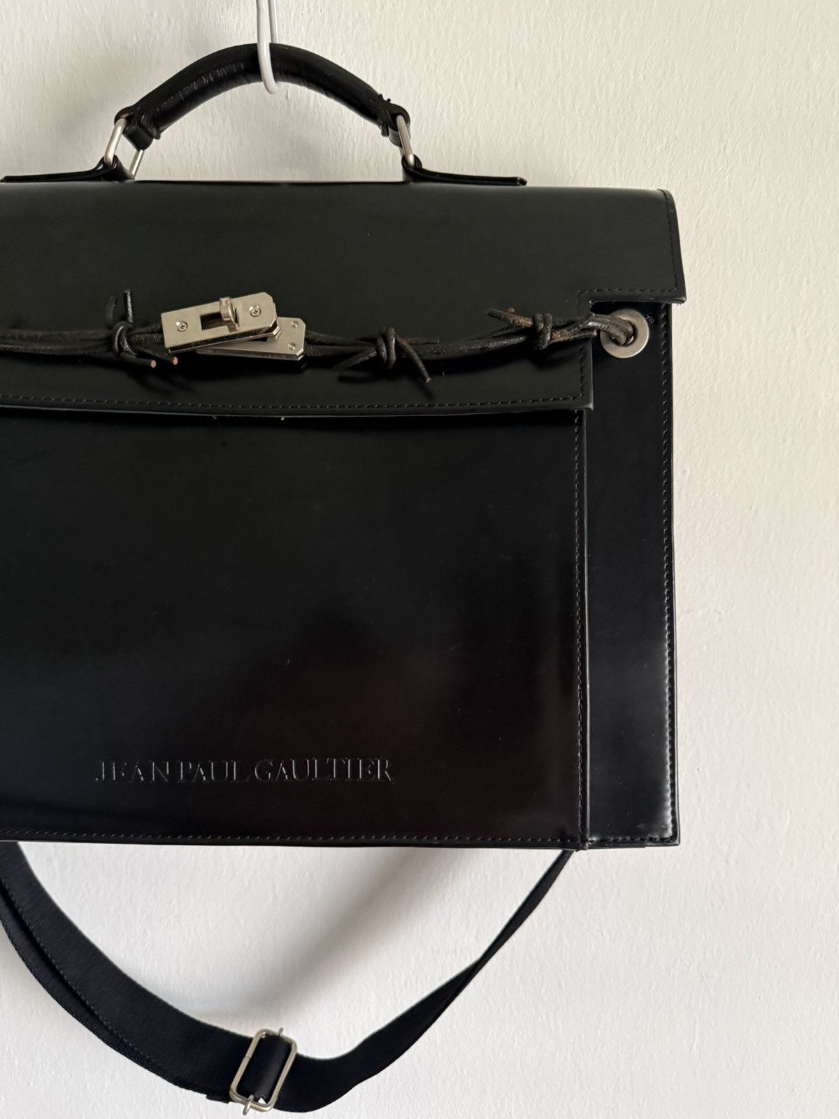 Jean Paul Gaultier Rare Jean paul gaultier black birkin briefcase Size ONE SIZE - 2 Thumbnail