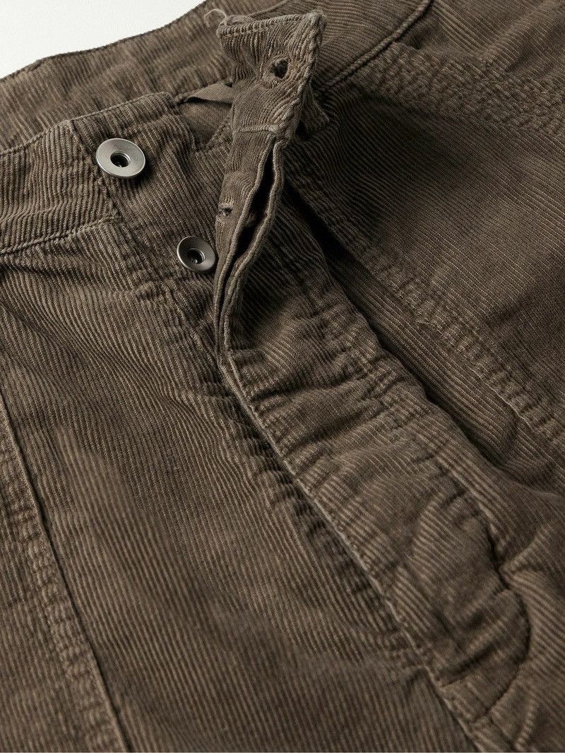 Rick Owens Rick Owens Brown Cargo Corduroy Pants Size US 32 / EU 48 - 4 Thumbnail