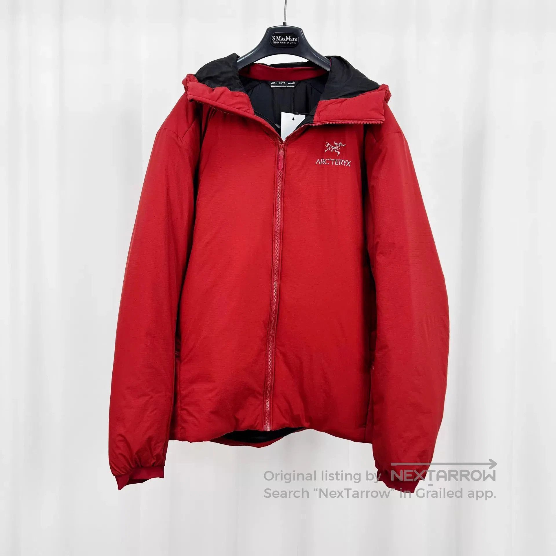 Arc'teryx Red Hooded Puffer Jacket Size L. Size US L / EU 52-54 / 3 - 1 Thumbnail