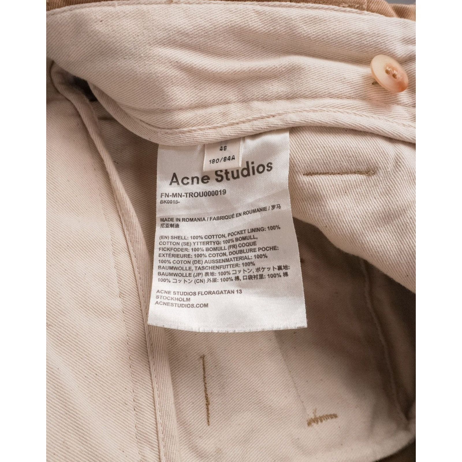 Acne Studios Acne studios 2017 twill beige skinny trousers chino pants Size US 30 / EU 46 - 8 Thumbnail