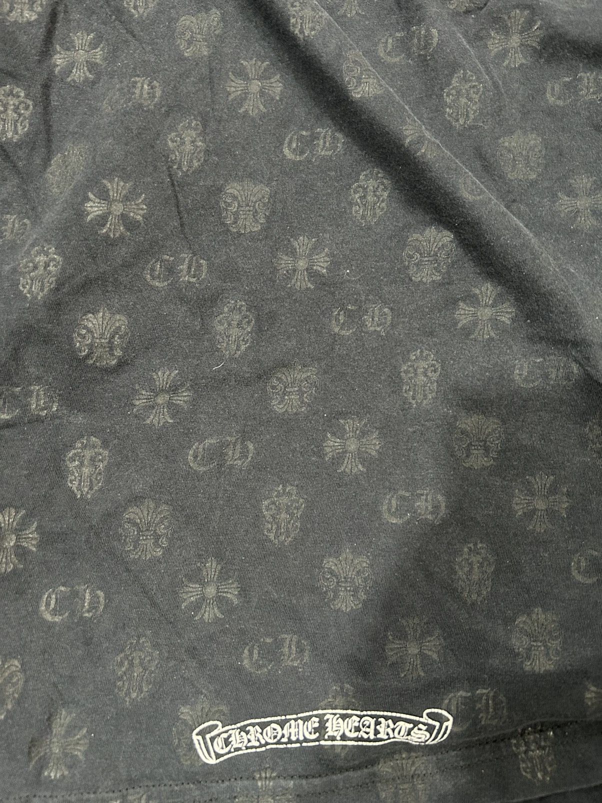 Chrome hearts all over print tee