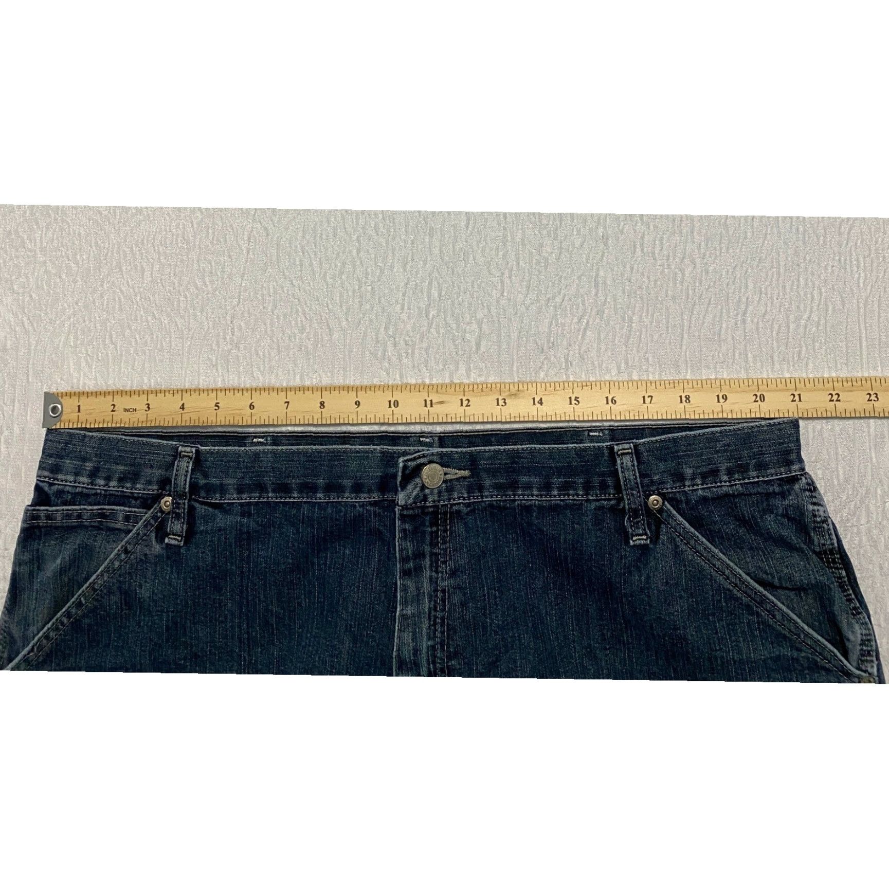 Wrangler Wrangler Carpenter Jeans Mens 42x30 Blue Denim Work Utility Pants Relaxed Jeans Size US 42 / EU 58 - 5 Thumbnail