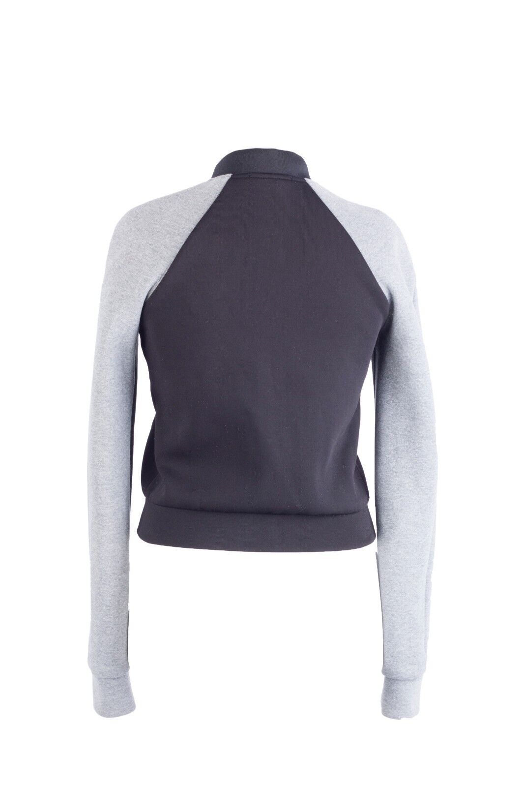 Alexander Wang × T by Alexander Wang T Alexander WANG Women's Bomber, Gray Sleeve, Black Body Size S / US 4 / IT 40 - 4 Thumbnail