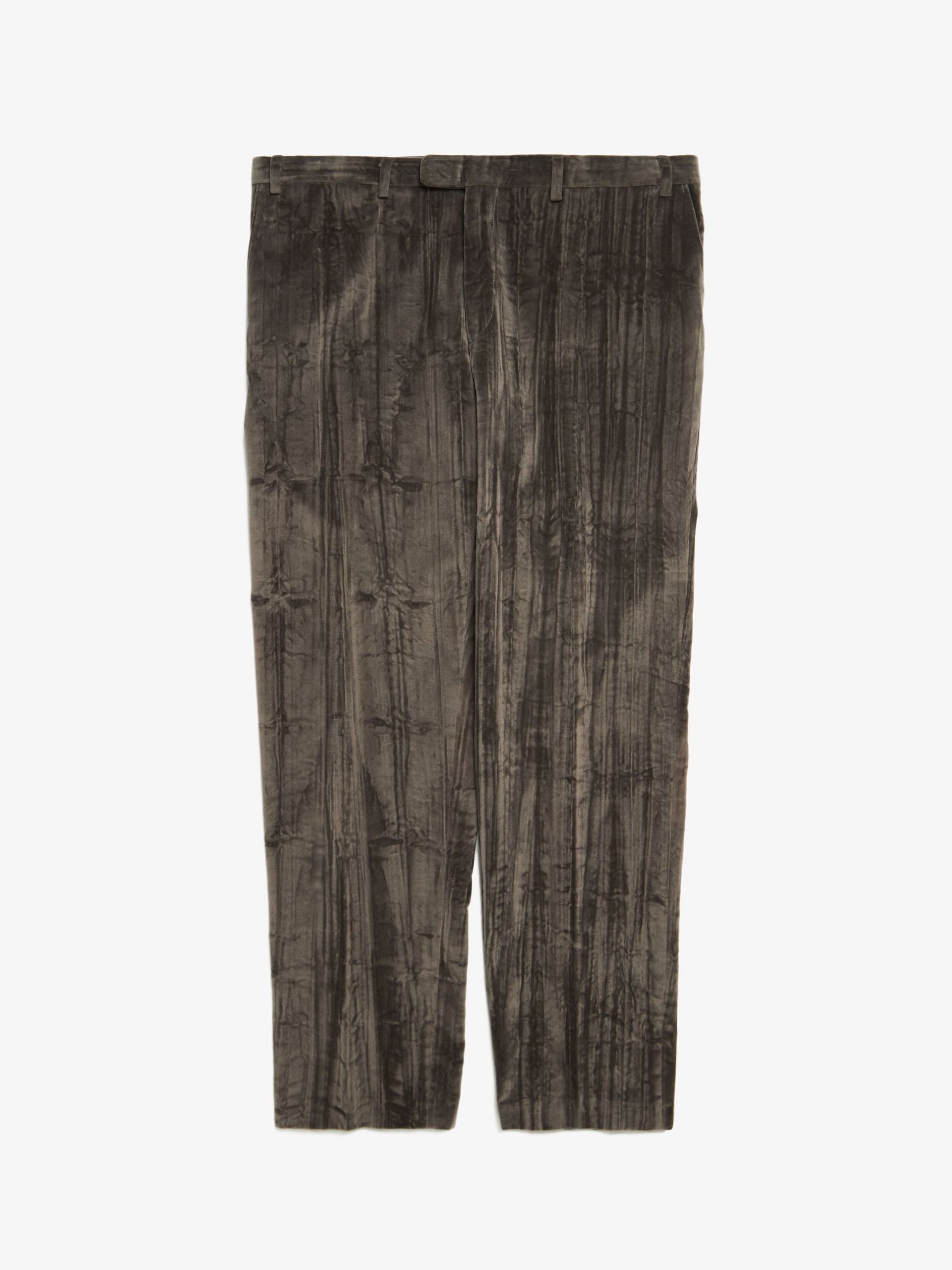 Givenchy Gray Velvet Suit Trousers Size US 40 / EU 56 - 1 Thumbnail