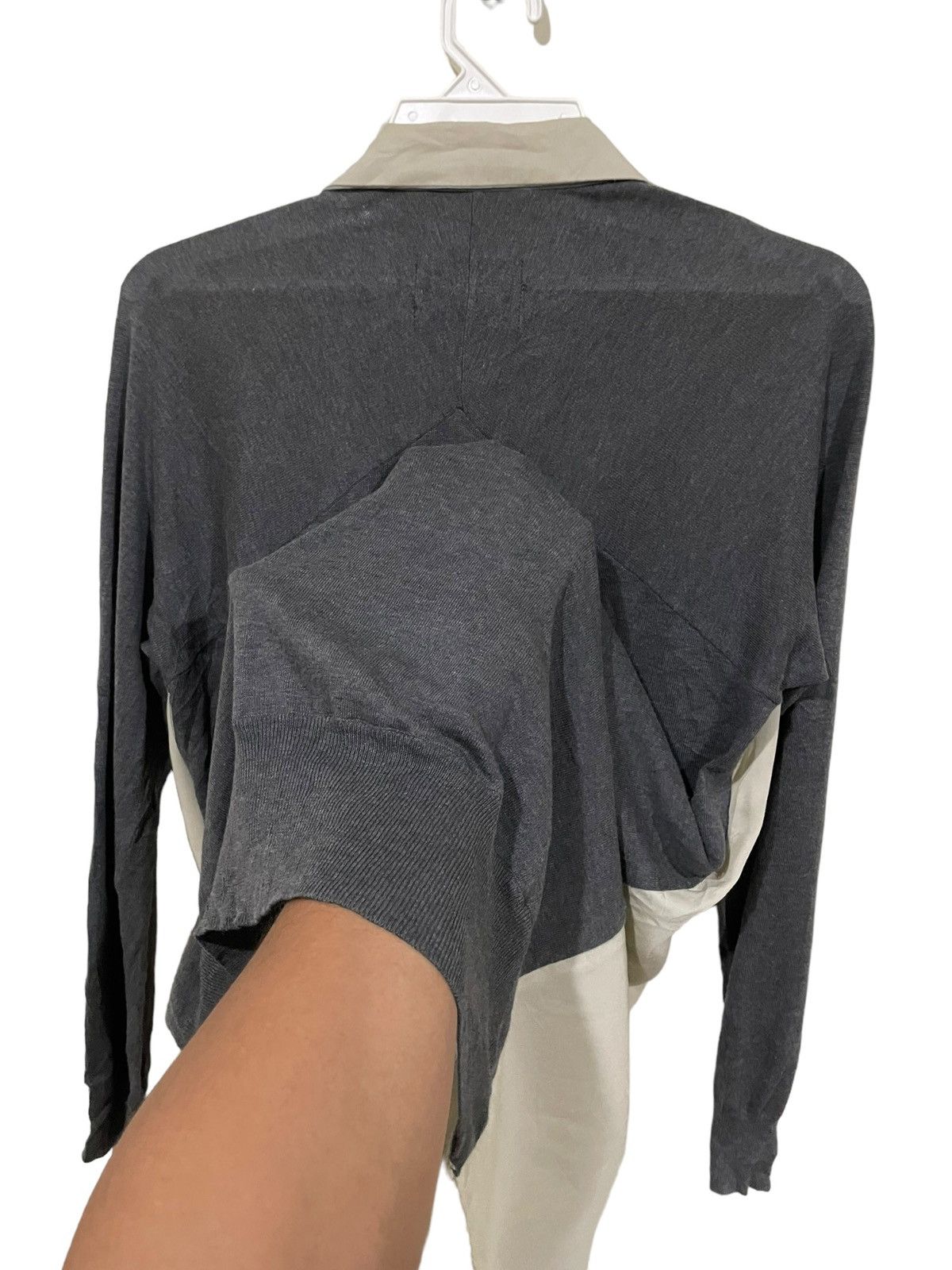 CABANE de ZUCCa Issey Miyake Zucca Double Tone Reflective Collar Jacket Size M / US 6-8 / IT 42-44 - 12 Thumbnail