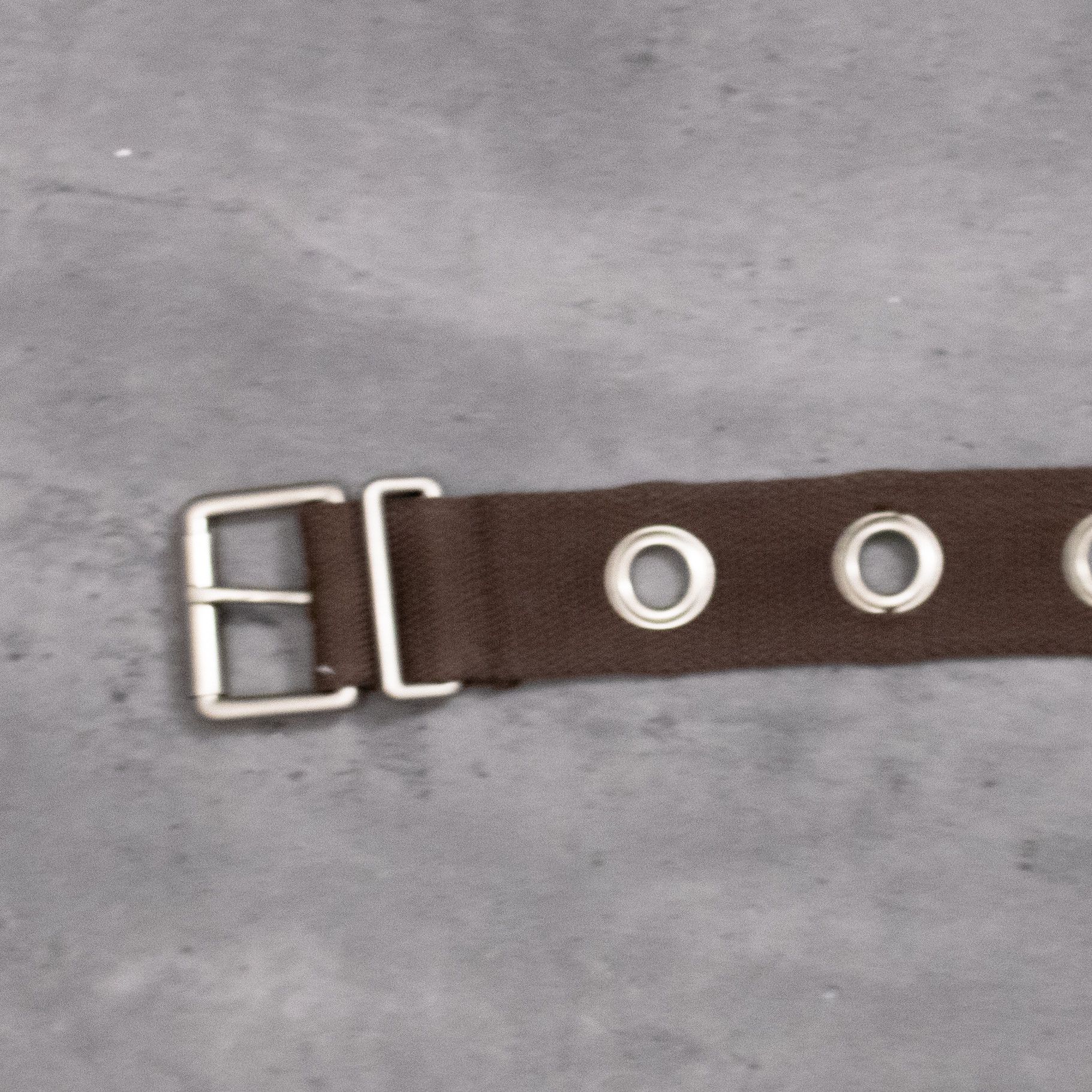 Japanese Brand 2000’s 00’s Brown Woven Grommet Hole Belt 2000s Skate Punk Size ONE SIZE - 3 Thumbnail