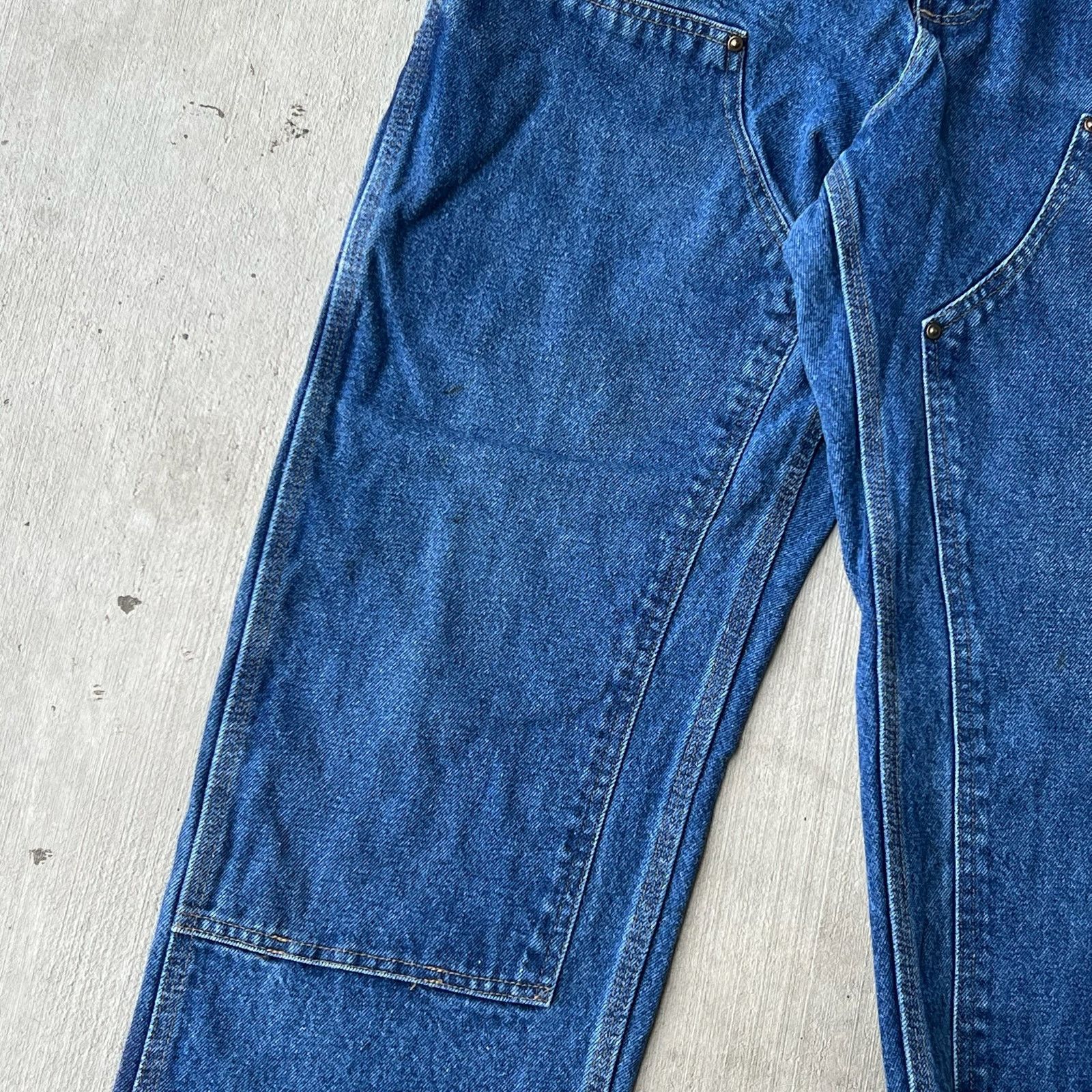 Carhartt × Vintage Carhartt denim blue jean double knee work carpenter pants Size US 30 / EU 46 - 8 Thumbnail