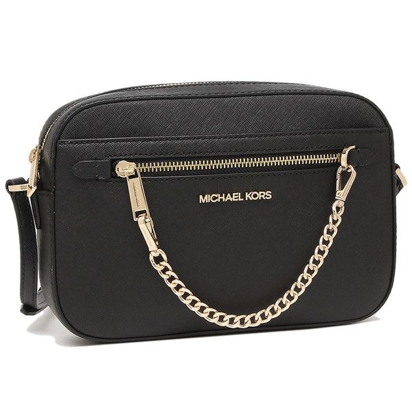 Michael Kors Outlet Shoulder Bag Leather Black