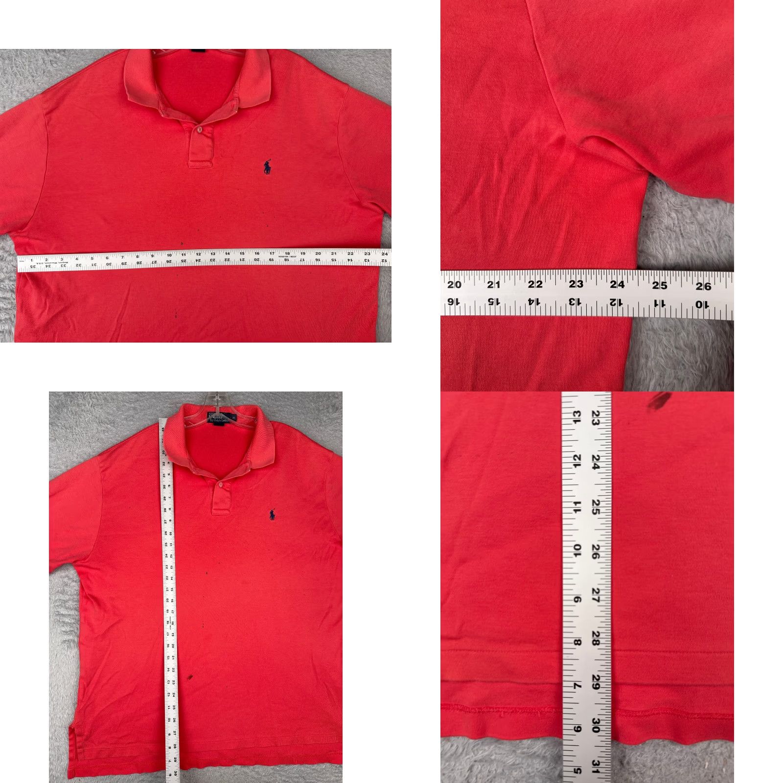 Ralph Lauren VINTAGE Ralph Lauren Polo Shirt Men XL Pink 100% Cotton Short Sleeve Logo Embroidered Relaxed Fit Knit Casual Modern American Sports Polo Mens Size US XL / EU 56 / 4 - 8 Thumbnail
