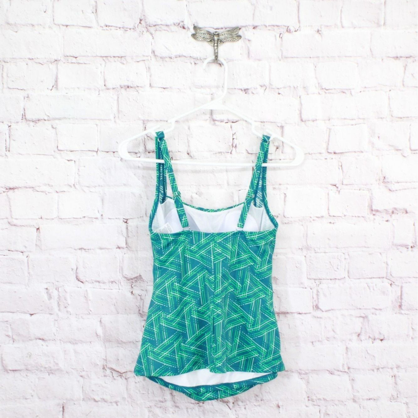 L.L. Bean LL Bean Women Mix & Match Swimwear Squareneck Tankini Top Size M / US 6-8 / IT 42-44 - 6 Thumbnail