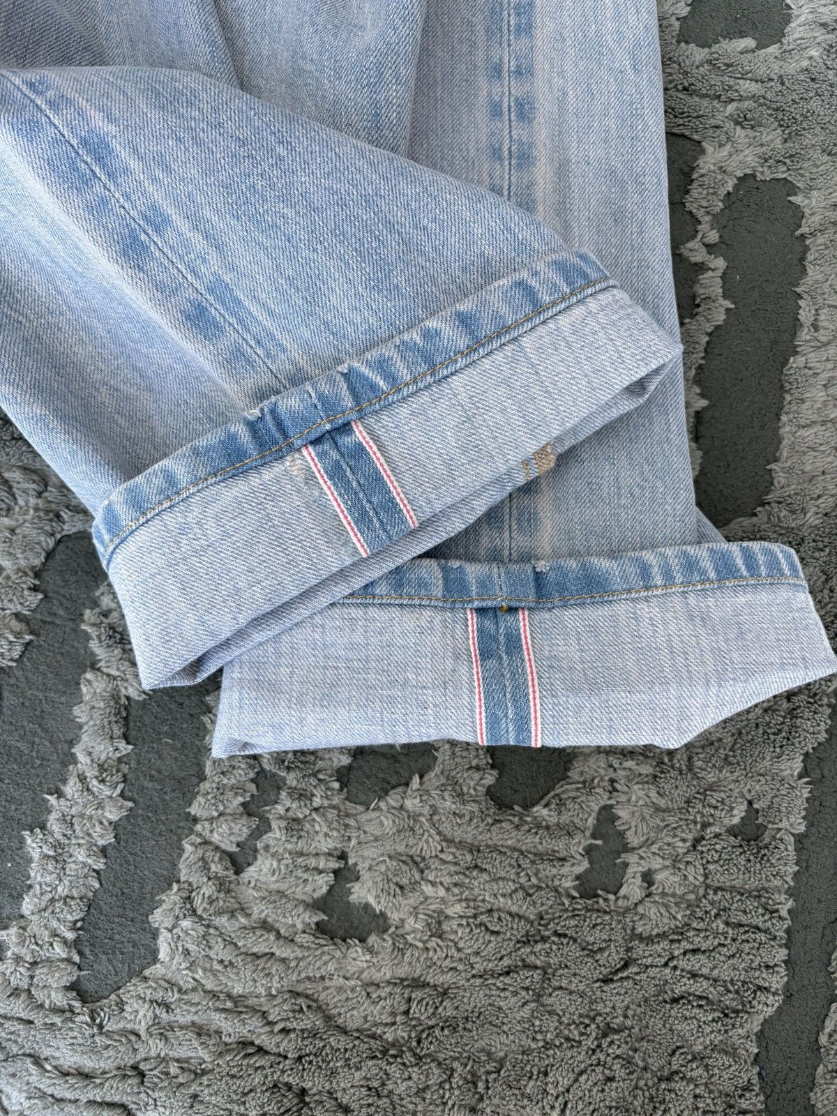 Noah Made In USA Light Blue Stonewash Selvedge Five Pocket Denim Size US 32 / EU 48 - 9 Thumbnail