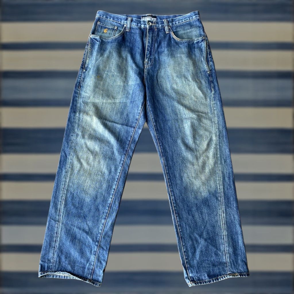 Rocawear VINTAGE Rocawear Jeans Men 36x34 Blue Denim Wide-Leg Baggy Hip Hop Streetwear 90s Mens Jeans Size US 36 / EU 52 - 1 Thumbnail