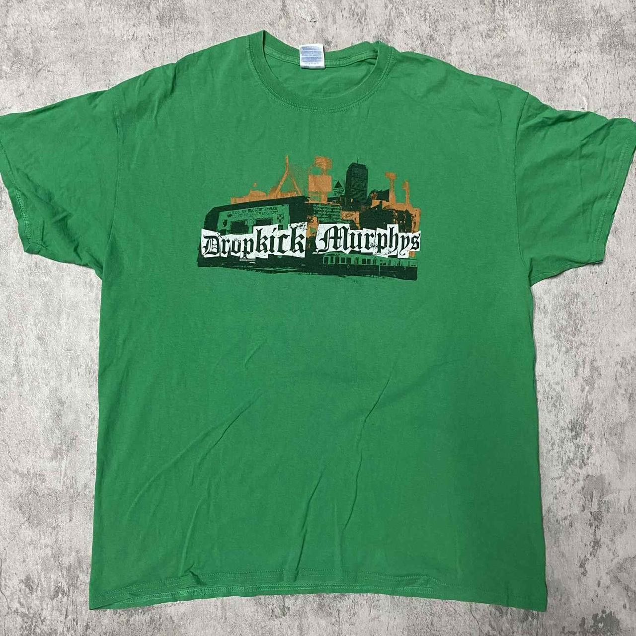 Gildan Green Dropkick Murphys band tee #punkrock Size US XL / EU 56 / 4 - 1 Thumbnail
