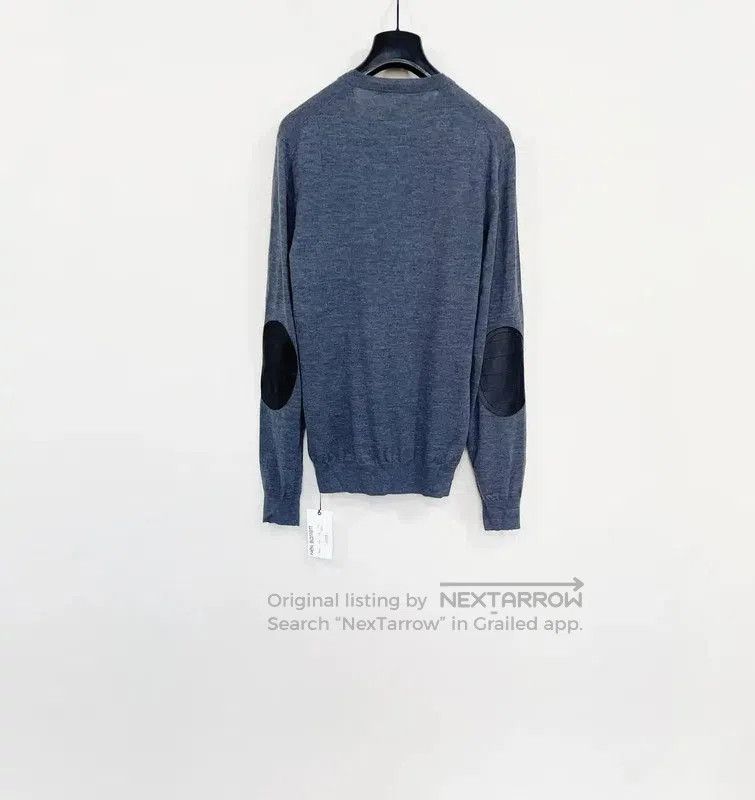 Neil Barrett Neil Barrett Blue Wool Men's Long Sleeve Sweater . Size US XS / EU 42 / 0 - 2 Thumbnail
