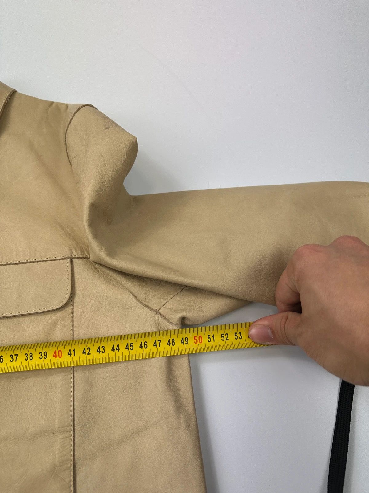 Prada Prada Milano SS99 Beige Leather CalfSkin Snap Buttons Jacket Size M / US 6-8 / IT 42-44 - 19 Thumbnail