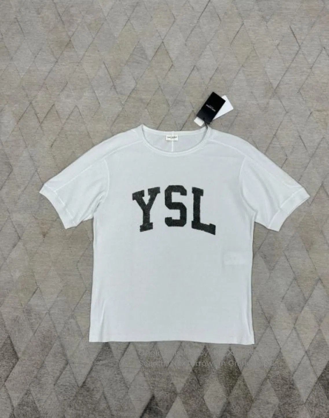 Saint Laurent Paris Short Sleeve Saint Laurent T. Size US S / EU 44-46 / 1 - 1 Thumbnail