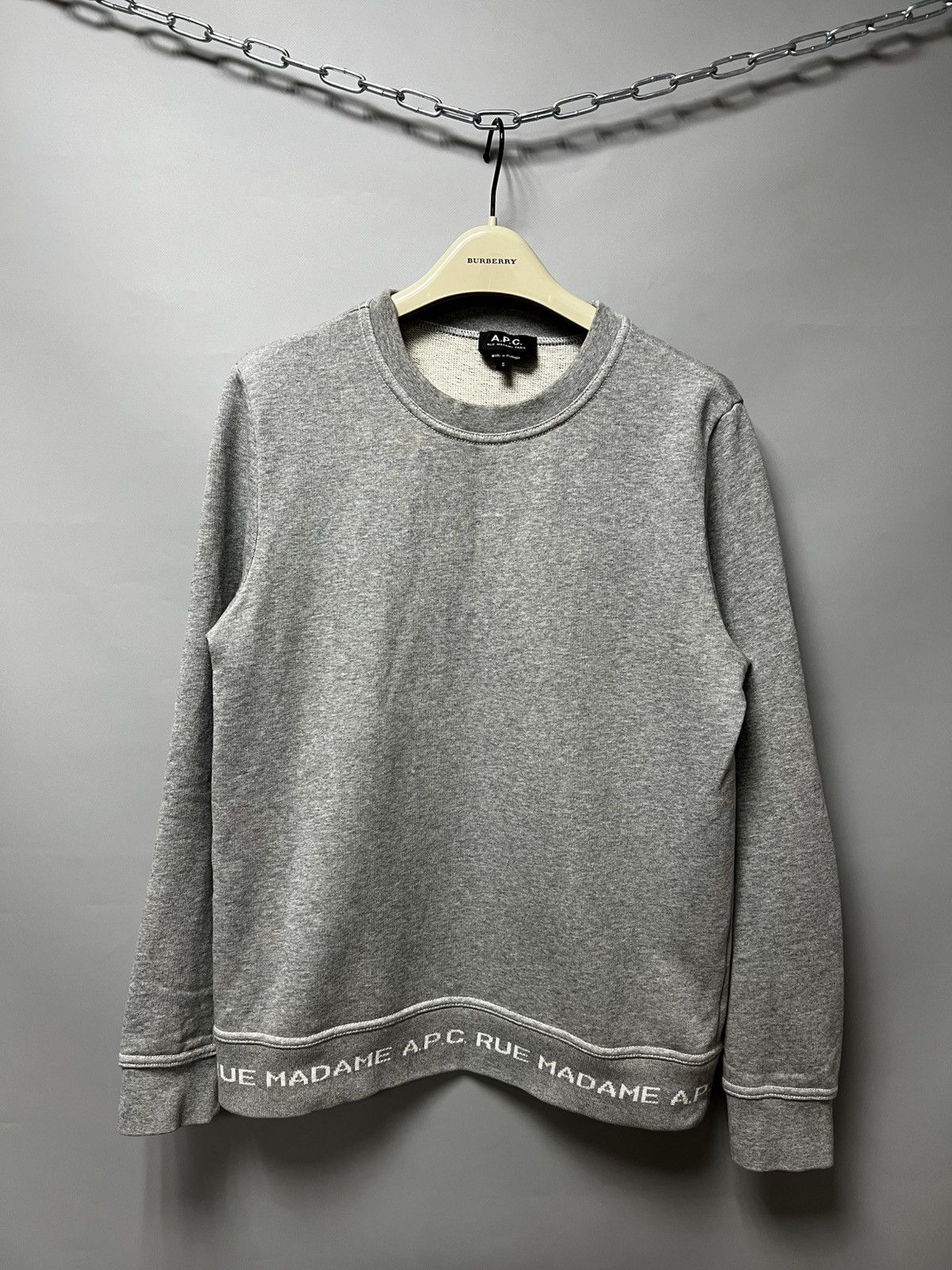 A.P.C. A.P.C. Sweatshirt Crewneck Men’s Size US S / EU 44-46 / 1 - 1 Thumbnail