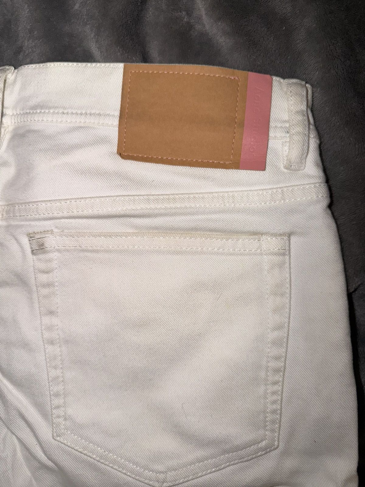 Acne Studios Acne Studios Blå Konst North White Denim 32x33 Size US 32 / EU 48 - 4 Thumbnail