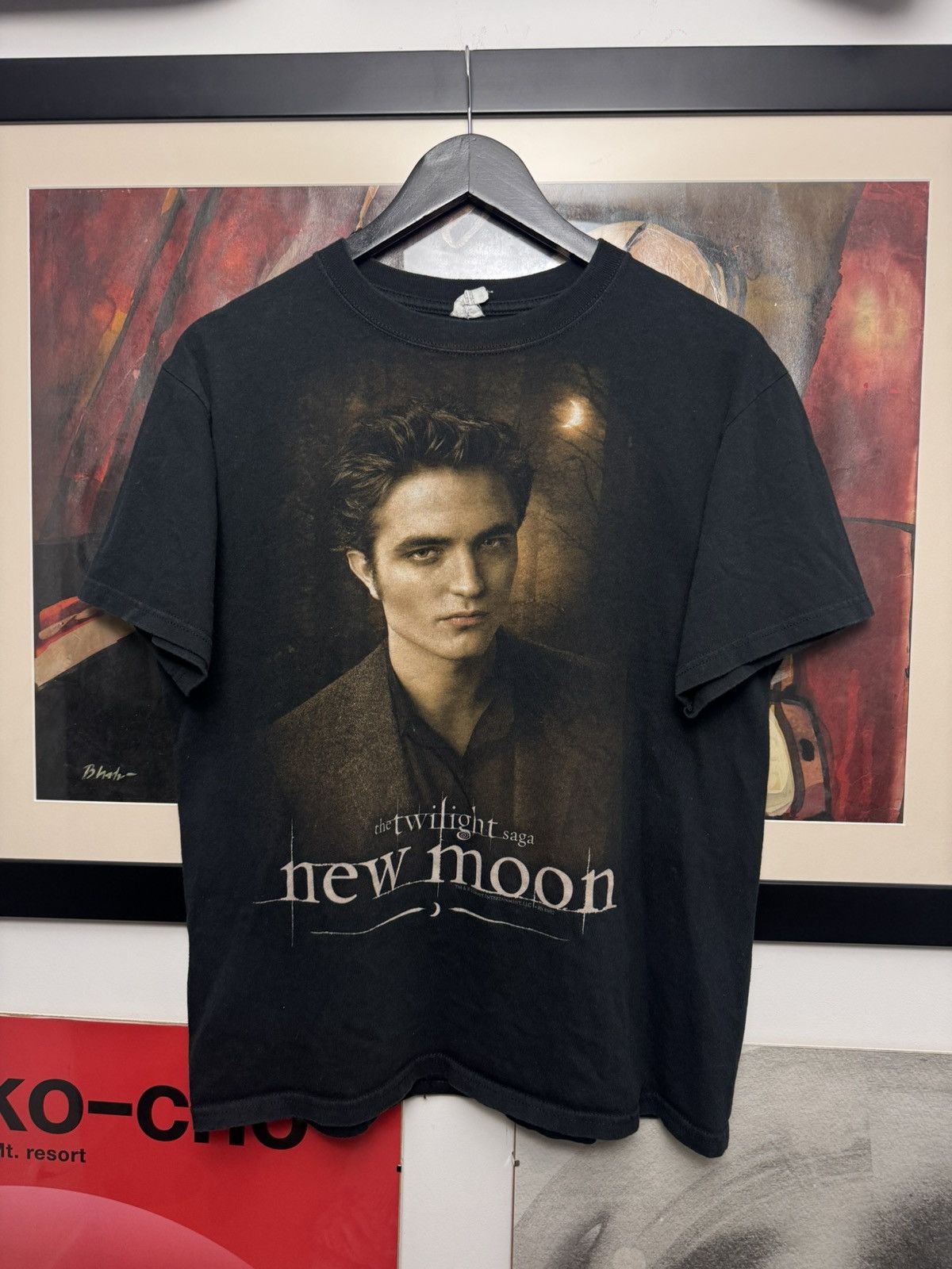 Vintage Twilight Edward Movie Promo Vintage Y2k Tee Saga New Moon Size US M / EU 48-50 / 2 - 1 Thumbnail