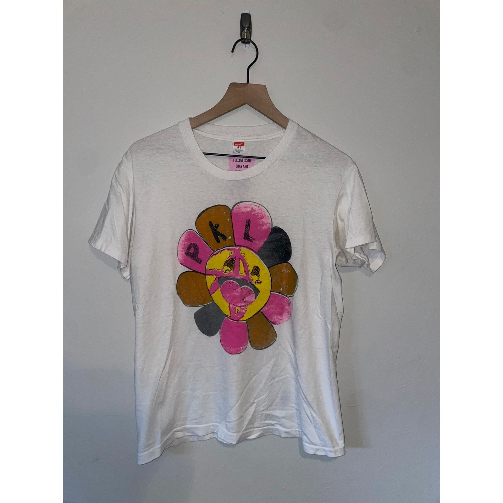 Hanes Vintage Art Shirt PKL Sunflower Artwork Tee 80s Medium Size US M / EU 48-50 / 2 - 1 Thumbnail