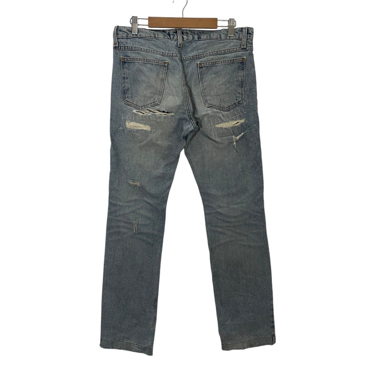 Dolce & Gabbana Vintage Dolce & Gabbana Distressed Denim Size 33" - 9 Thumbnail