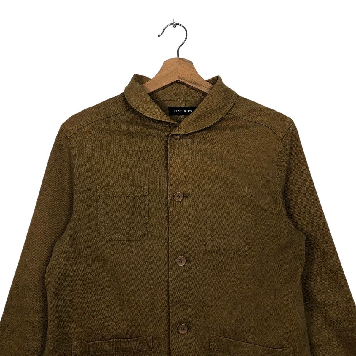 Japanese Brand 📌Vintage Chore Work Jacket Peace Now Duck Canvas Size US M / EU 48-50 / 2 - 4 Thumbnail
