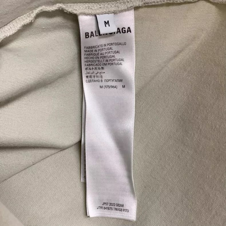 Balenciaga Balenciaga Beige short-sleeved T-shirt 2505-Nextarrow Size US M / EU 48-50 / 2 - 7 Thumbnail