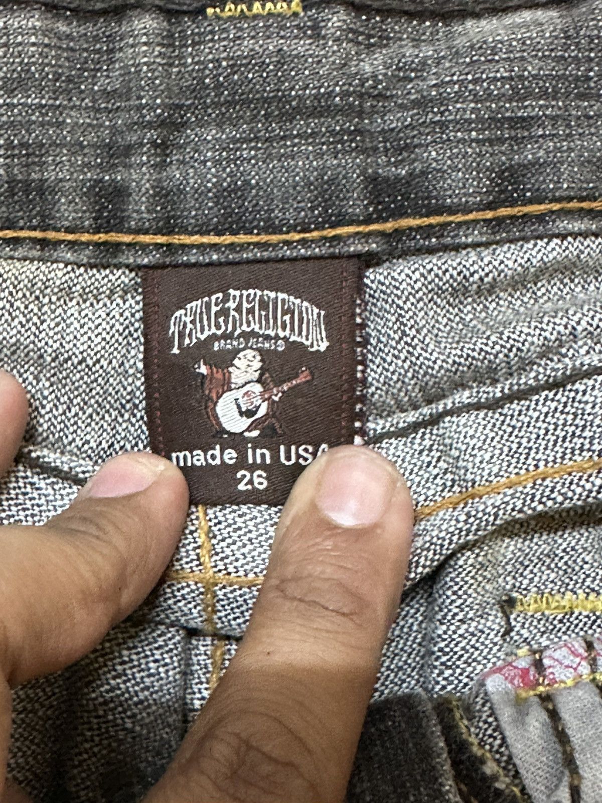 True Religion Vintage True Religion Flare Bootcut Grunge Distressed Denim Size US 31 - 9 Thumbnail
