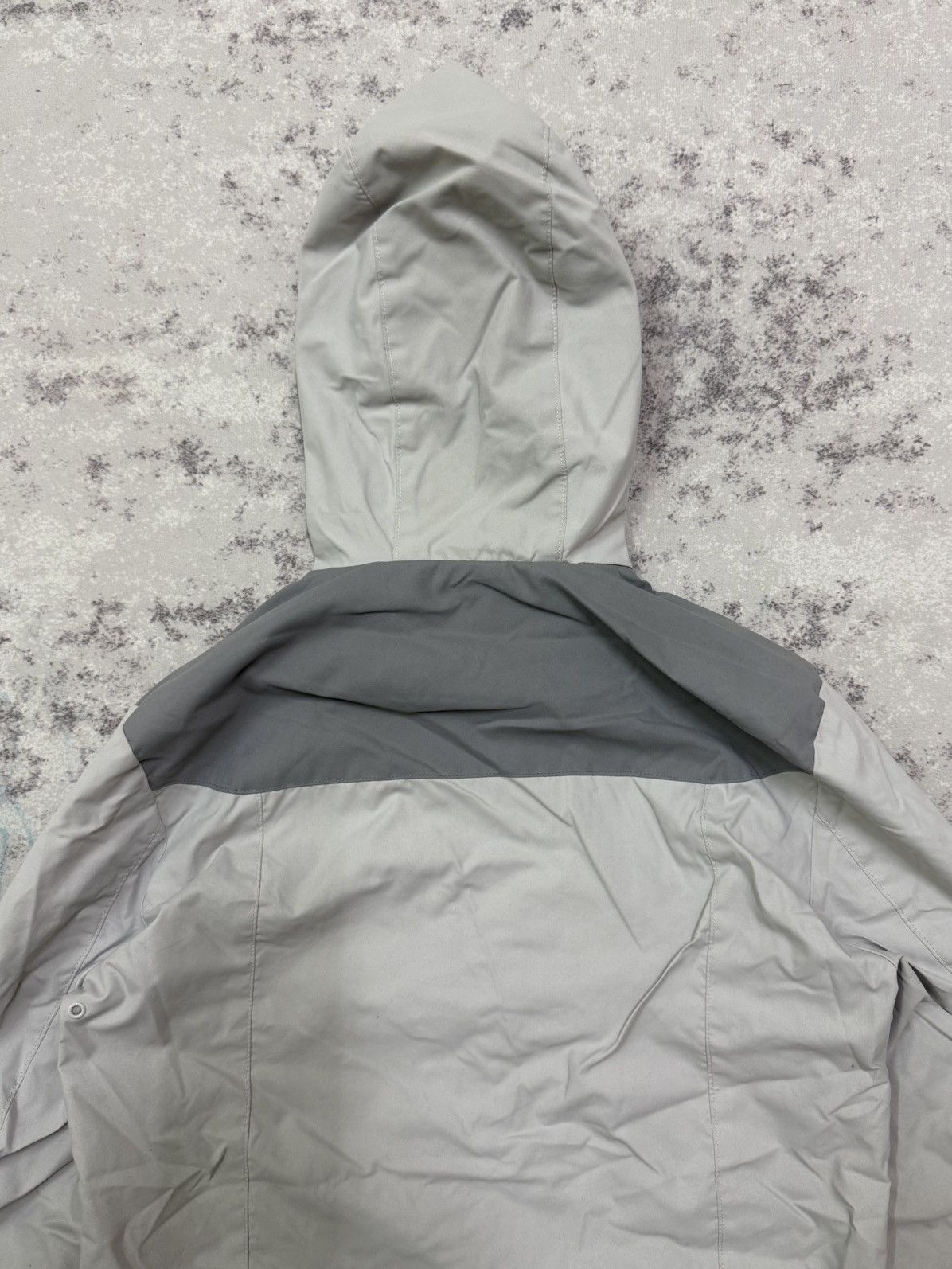 GU Gu grey/silver paneled double breasted outdoor jacket hoodie Size US S / EU 44-46 / 1 - 11 Thumbnail
